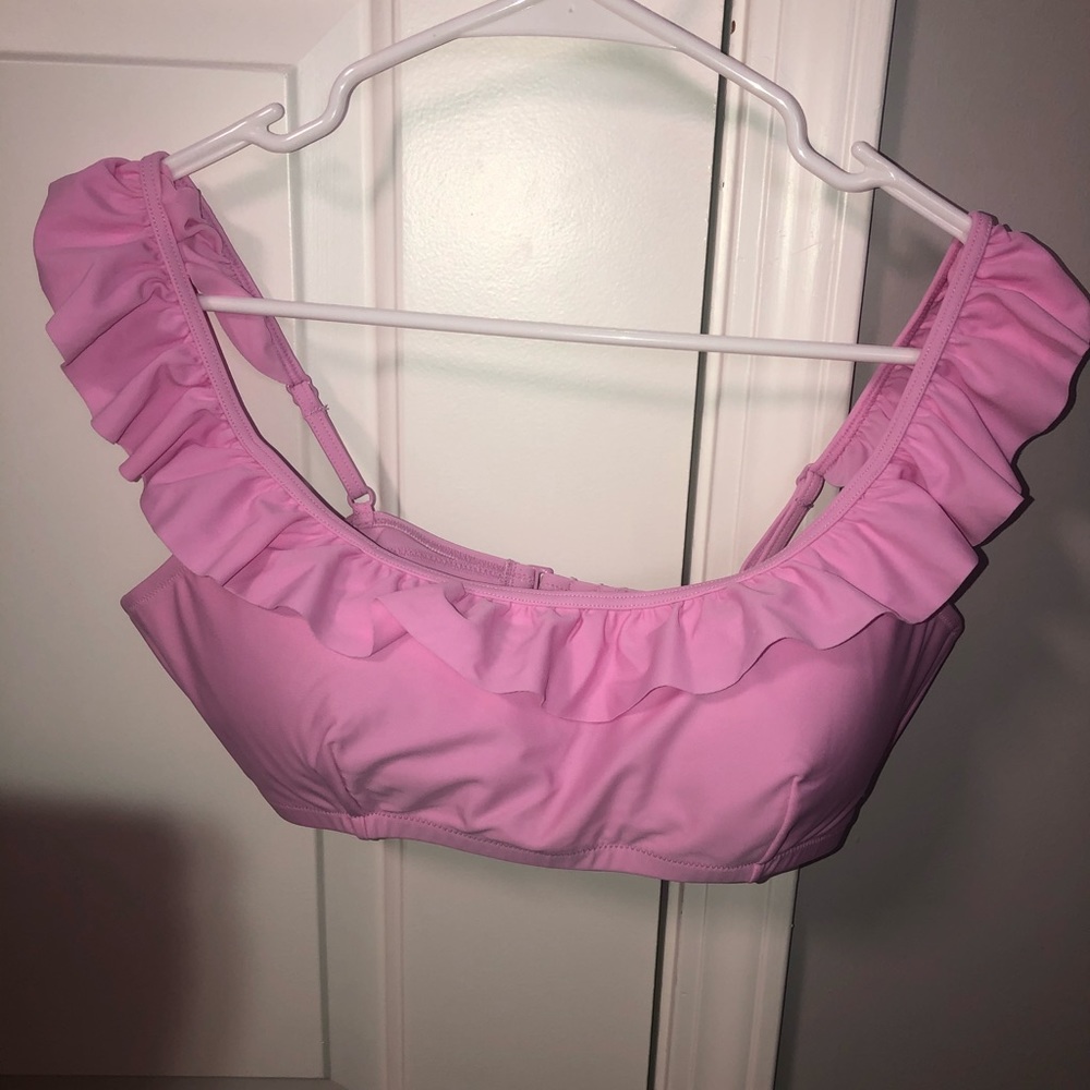 J. Crew ruffle bikini top